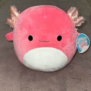 NWT Original Squishmallows, Archie the Axolotl Squish Date 7-18-2019